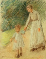 Nieta con niñera