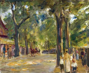 Figuras en la Grosse Seestrasse en Wannsee