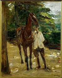 Novio con caballo (jadeando)