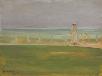 Dama en la playa, 1901