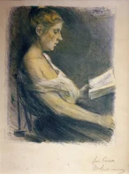 Niña leyendo