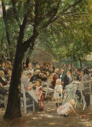 Cervecería al aire libre de Múnich