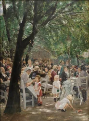 Cervecería al aire libre de Múnich
