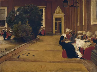 Niñas Huérfanas en Ámsterdam, 1876