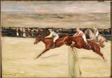 Carrera de caballos en las Cascine