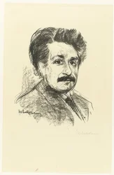 Retrato de Albert Einstein. 1925