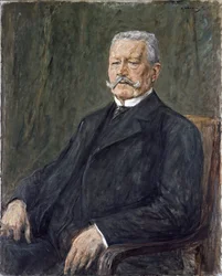Retrato del presidente Paul von Hindenburg 1847-1934, por Max Liebermann (1847-1935) Museo Estatal de Baja Sajonia, Hannover