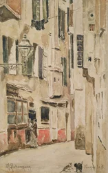 Calle veneciana, 1878
