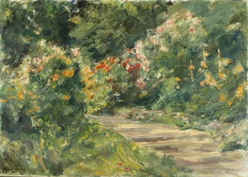 Jardín de Wannsee, c.1920-29 (óleo sobre lienzo)