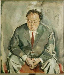 Actor Emil Jannings (pintura sobre lienzo)