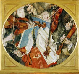 El cuarteto Klingler (pintura sobre lienzo)