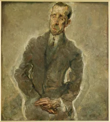 Escritor Heinrich Mann, hermano de Thomas