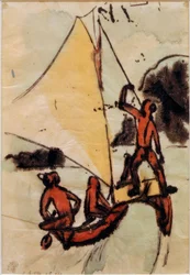 barco con botavara