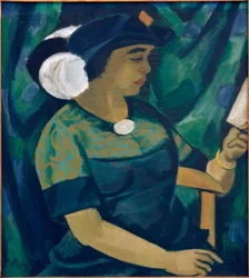 Retrato de Lotte Pechstein