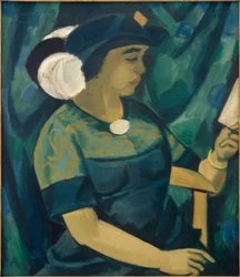 Retrato de la esposa del artista (Lotte Pechstein)