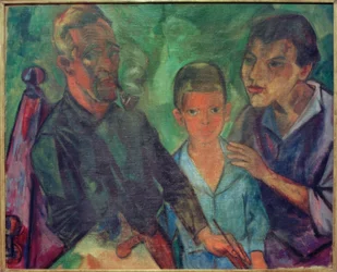 El artista y su familia