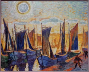 Barco pesquero en Leba