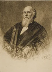 Retrato del juez Stephen Field