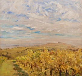 Principios de otoño en el Palatinado. Viñedos cerca de Neukastel, 1927