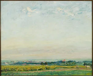 Paisaje con vista de Landau en el Palatinado