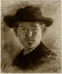 Autorretrato con sombrero