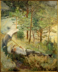 Mañana de verano (Mujer con sombrilla)