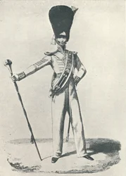 17º Regimiento, Tambor Mayor 1830, 1830 1909