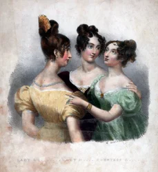Tres damas del siglo XIX