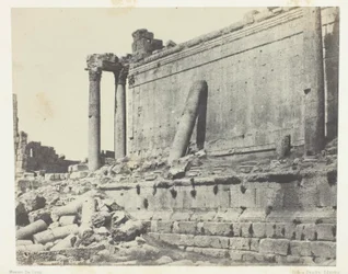Baalbeck (Heliópolis), Templo de Júpiter, fachada oriental; Siria