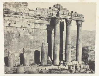 Baalbeck (Heliópolis), Templo de Júpiter, fachada occidental; Siria