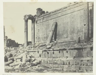 Baalbeck (Heliópolis), Templo de Júpiter, fachada oriental; Siria