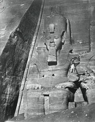 Estatua colosal, Egipto, 1852