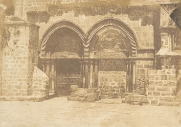 Fachada de la Iglesia del Santo Sepulcro, en Jerusalén No. 1, 19 de agosto de 1850
