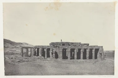 Gournah, Tumba de Osymandias; Tebas, lámina 58 del álbum "Egypte, Nubie, Palestine et Syrie" (1852)