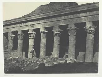 Gran Templo de Isis en Filé, Galería Oriental, Nubia, 1849-1851, impreso en 1852