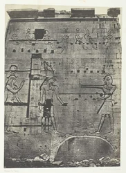 Gran Templo de Isis en Philae, Segundo Pilón, Nubia, 1849-51, impreso en 1852