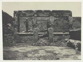 Gran Templo de Dendérah Teutyres, Alto Egipto, 1849-51, impreso en 1852