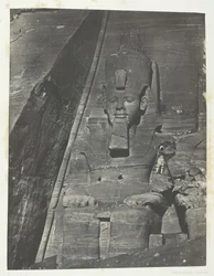 Ibsamboul, Coloso Oriental del Gran Speos de Phrè, Nubia, 1849-1851, impreso en 1852