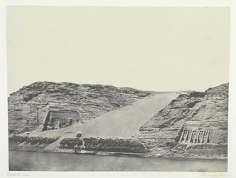 Ibsamboul, Les Deux Spéos, Nubia, 1849-51, impreso en 1852