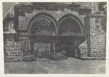 Jerusalén, Arcadas Inferiores de la Iglesia del Santo Sepulcro; Palestina
