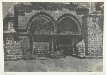 Jerusalén, Arcadas Inferiores de la Iglesia del Santo Sepulcro, Palestina