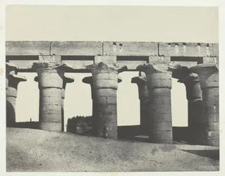 Louqsor, Gran Columnata del Palacio, Tebas, 1849-51, impreso 1852