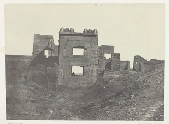 Médinet-Habou, Fachada Oriental del Gineceo de Ramsés-Méiamoun; Tebas