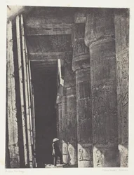 Médinet-Habou, Galería del Palacio de Ramsés-Méiamoun; Tebas