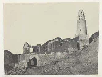 Mezquita de Bellal en el pueblo de Bab; Nubia