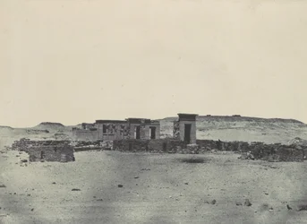 Nubia. Templo y pueblo de Débod. Parembole del itinerario de Antonino