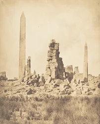 Obeliscos del Palacio de Karnak Tebas, 1849-50