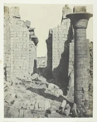 Palacio de Karnak, Patio de los Bubastitas y Entrada Principal de la Sala Hipóstila, Tebas