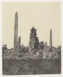 Palacio de Karnak, Los Obeliscos; Tebas