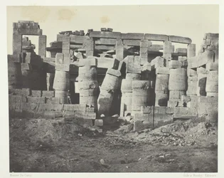 Palais de Karnak, Salle Hypostyle Prise au Nord, Thèbes